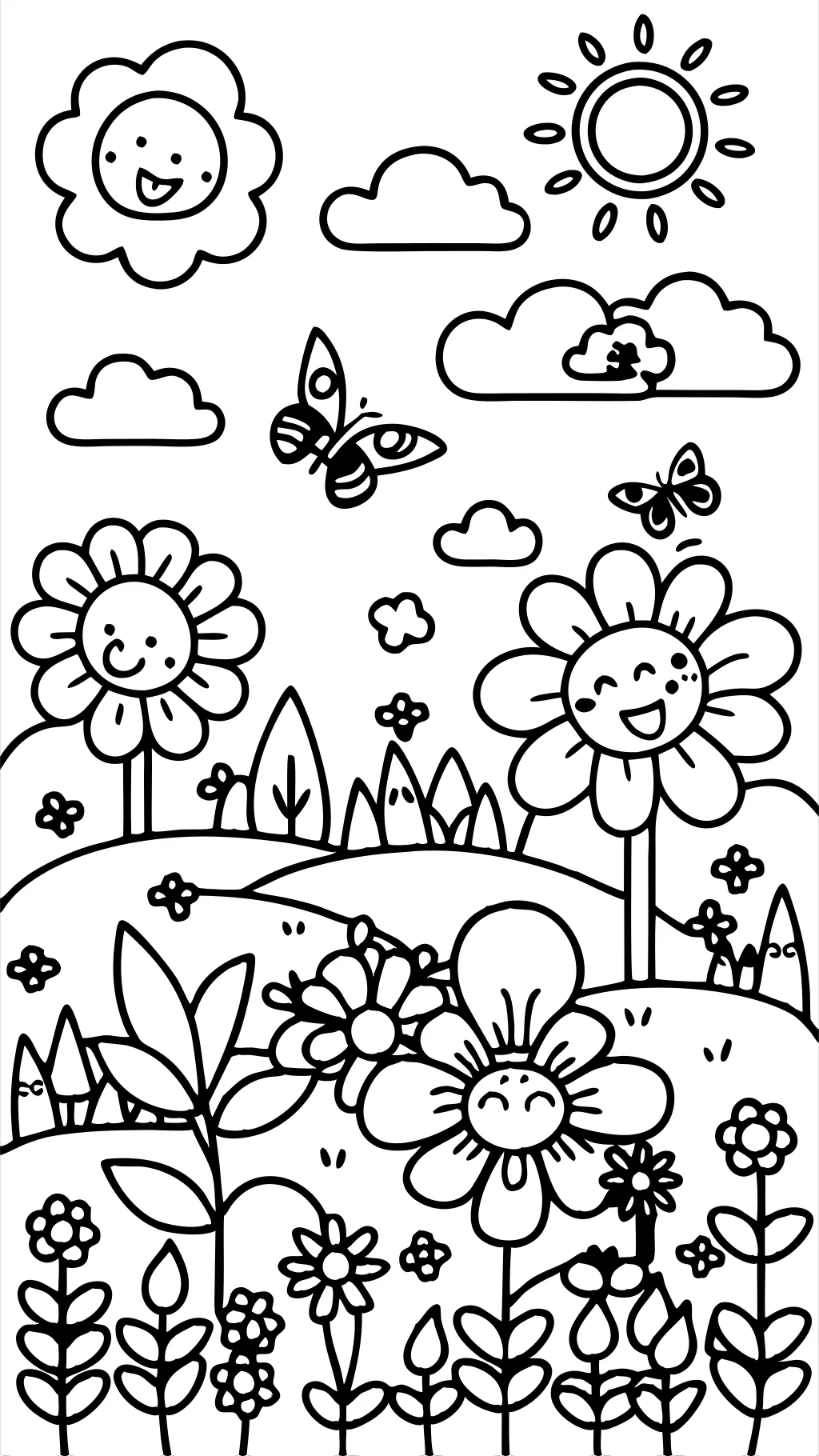 coloriages de printemps gratuits